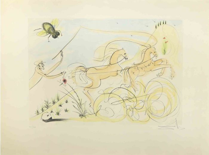 Salvador Dali - The Coach and the Files - Old Masters 