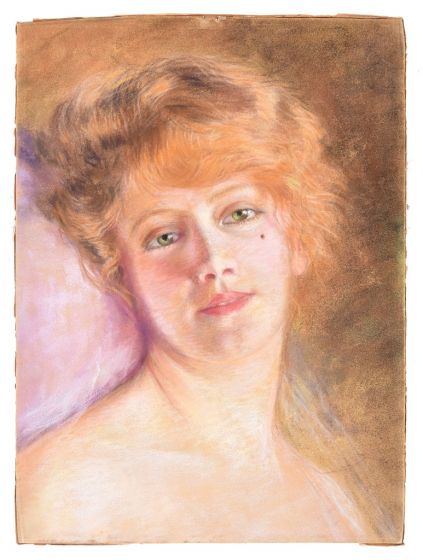 Female Portrait by Anonymous artist - Modern Artwork