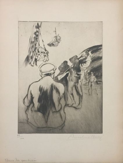 Dans La Poudrière - from "Le Croquis du Front Italien"