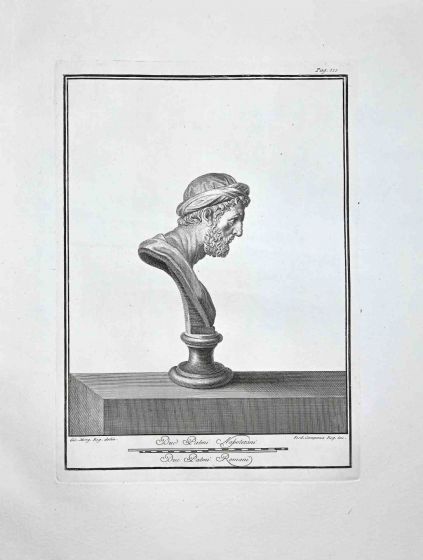 Profile of Ancient Roman Bust