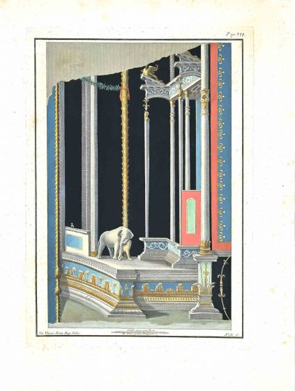 Ancient Fantastic Interior - Carlo Nolli - Old Master's Artwork