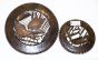Couple of Copper Pierced Plates - Modern Artworks