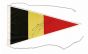 Belgian Pennant Autographed by Gaston Eyskens