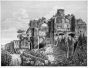 Luigi Rossini, veduta degli Avanzi della Villa di Domiziano (...), Rome, 1826, Luigi Rossini, Tivoli, Rome, Architecture, Ruins, Landscape, Roman, Villa, Palace, Neoclassicism, Old Masters, Artworks, Etchings, Engraves, Archeology, Monuments, Piranesi, Do