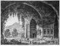 Luigi Rossini, Veduta del Ninfeo, vicino all'Emissario del Lago di Castel Gandolfo (..). Roma, 1826
