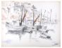 Les bateaux by Giselle Halff - Modern Artwork