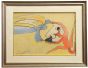Devil And Angel by Mino Maccari - Contemporary Artwork