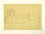 Two Reclining Nude Girls by Egon Schiele - Modern Artwork