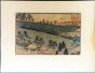 Panorama d'un paysage habité avec scène du quotidien