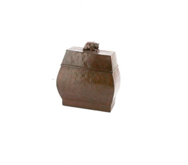 Japanese Red Laquer Wood Case - Decorative Objects