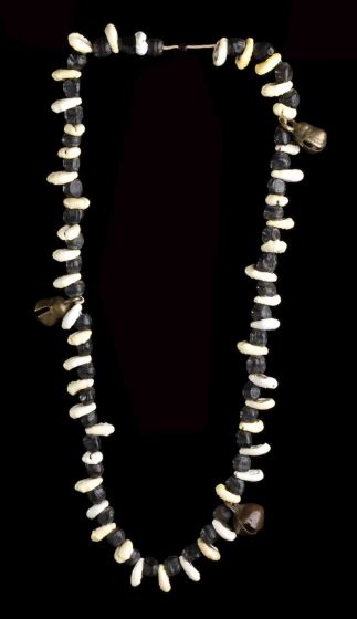 Set of Five Ethnic Necklaces in Different Materials 