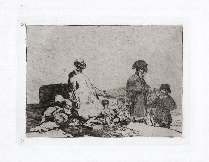 Si son di otro linage by Francisco Goya - Old Masters 