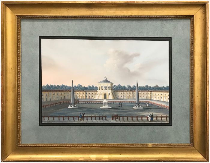 View of Odessa by Carlo Bossoli - Modern Artwork 