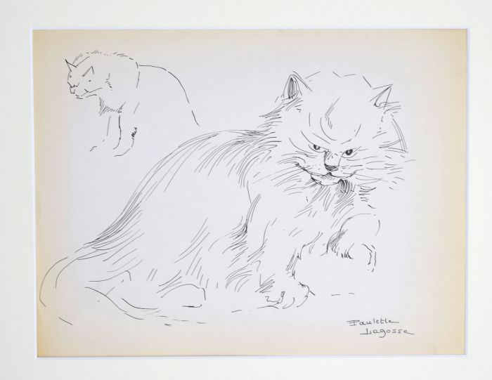 The Cat by Marie Paulette Larosso - Contemporary Artwork