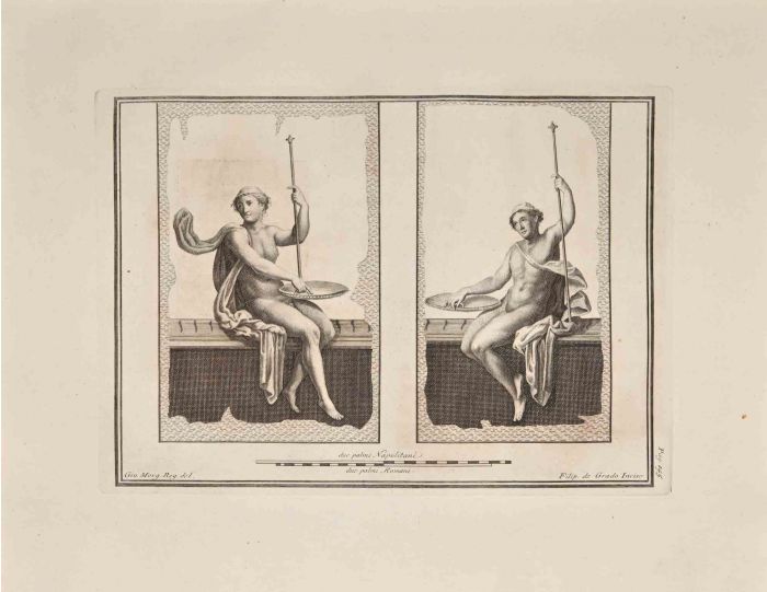 Ancient Roman Fresco from Herculaneum 