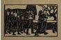  "Procession" by Albert Haueisen-  Modern Artwork