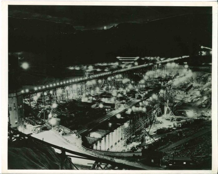The Grand Coulee Dam - American Vintage Photograph