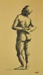 Nude Figure is an ink drawing on ivory-colored paper realized by Jean Chapin in the First Half 20th Century.