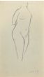 The Sketches Of Standing Nude And Children