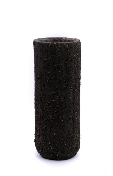 Cylindric Chamotte Vase by Anonymous - Decorative Object