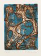 Turquoise and Brown Composition by Anonymous - Contemporary Artworks
