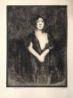A. BESNARD, Le Modèle au Manteau Noir, Etching and dry-point. 1925.