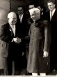 Portrait of Jawaharlal Nehru with Nikita Krusciov