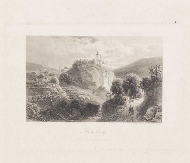 Veduta di Zenoburg is an original contemprary artwork realized by D. Lloyd (Trieste).

