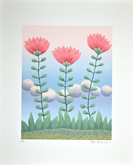 Ivan Rabuzin - Pink Flowers - Contemporary Art
