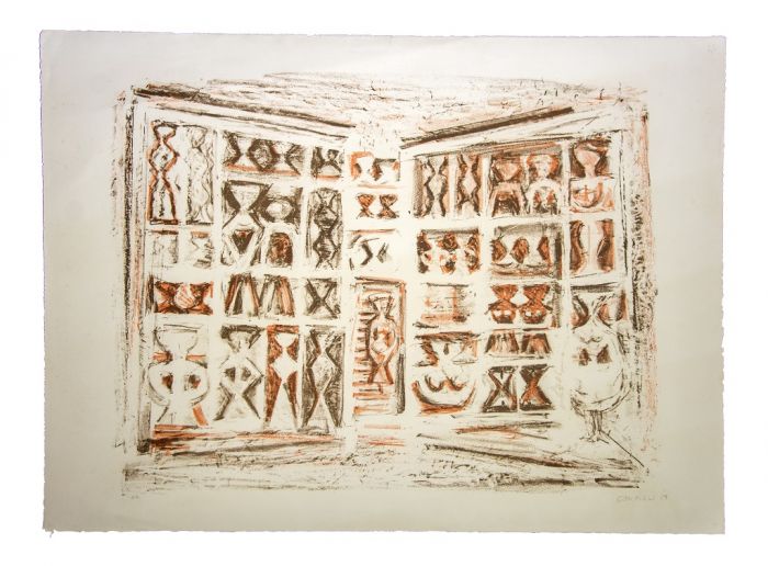 Windows by Massimo Campigli - Modern artwork