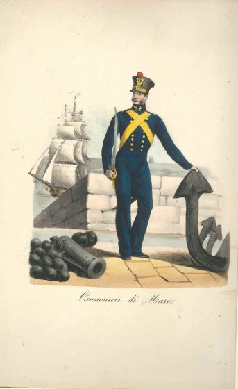 Gunners of the Sea, beginnings of XIX century. 