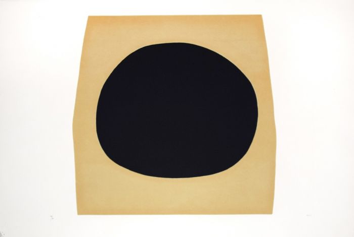 Bianchi e Neri I (Acetates) - Plate F by Alberto Burri - Contemporary Artwork