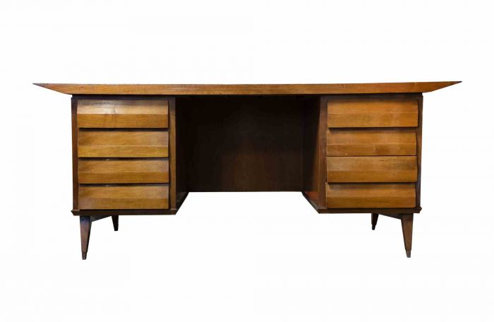 Mid-century Wood Desk by Melchiorre Bega