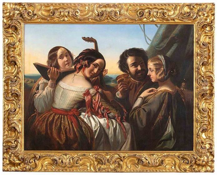 Henri Guillaume Schlesinger - The Musik-Making Society - Old Master Art
