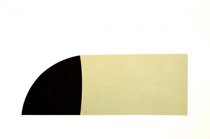 Bianchi e Neri II (Acetates) Plate F by Alberto Burri - Contemporary Artwork