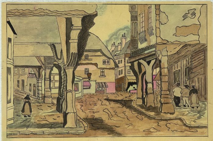 The Village by  Anonymous - Modern Artwork