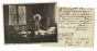 Photographic Portrait and Autograph of Gerhard Schjelderup - Original Photographs
