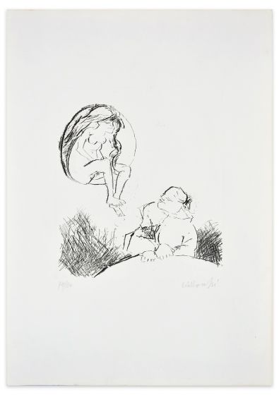 La vita e la luna by Arnoldo Ciarrocchi - Contemporary artwork