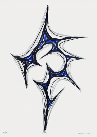 Trama In Blu by Nino Franchina - Contemporary Artwork