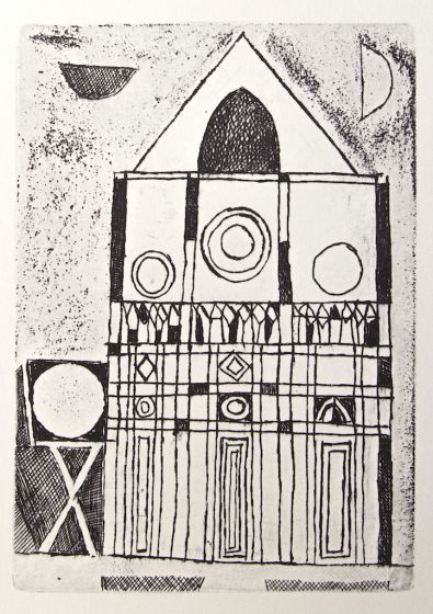 The Cathedral by Franco Gentilini - Contemporary Artwork