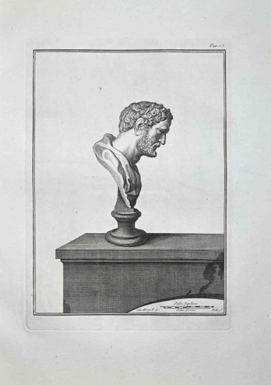 Profile of Ancient Roman Bust