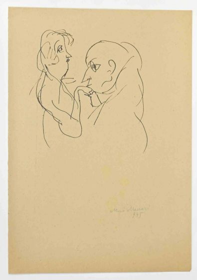 Mino Maccari - The Kiss - Contemporary Art 