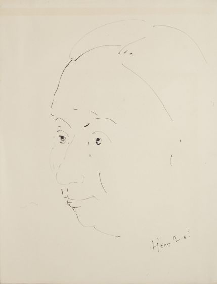 Faces by an Anonymous artist - Works On Paper
