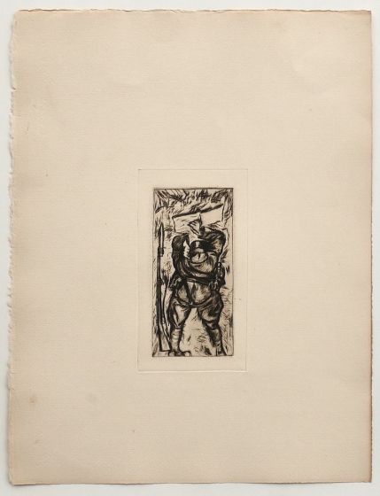 Front Italien by Anselmo Bucci - Modern Artwork.