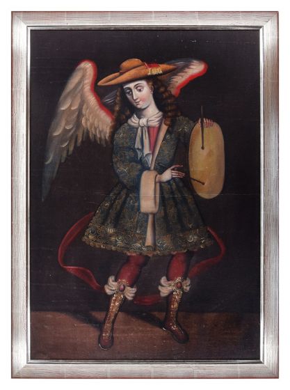 Angel With Drum by Anonymous - Modern Artwork