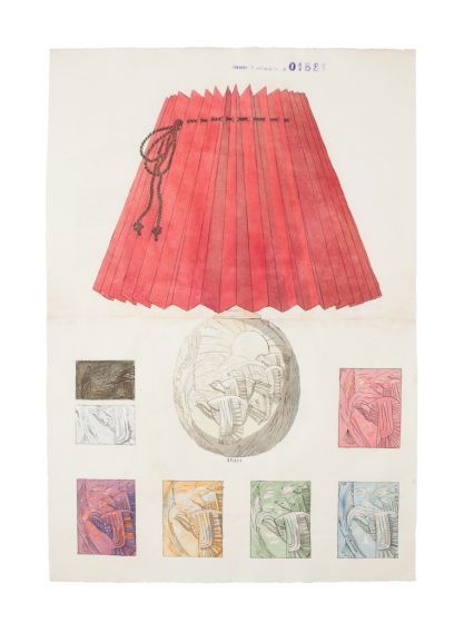 "Porcelain Lamps" by Anonymous - Modern Artwork
