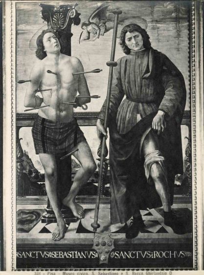 St. Sebastian and St. Rocco Ghirlandaio