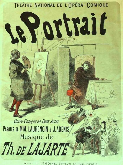 Le Portrait - Theatre Poster