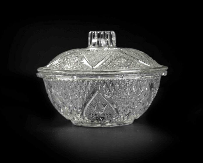 Vintage Glass Candy Box