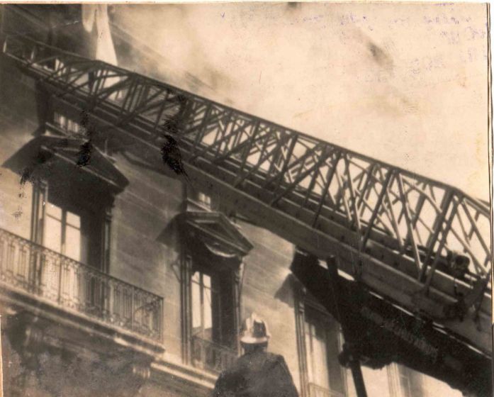 A Burning House, the Vintage Photograph